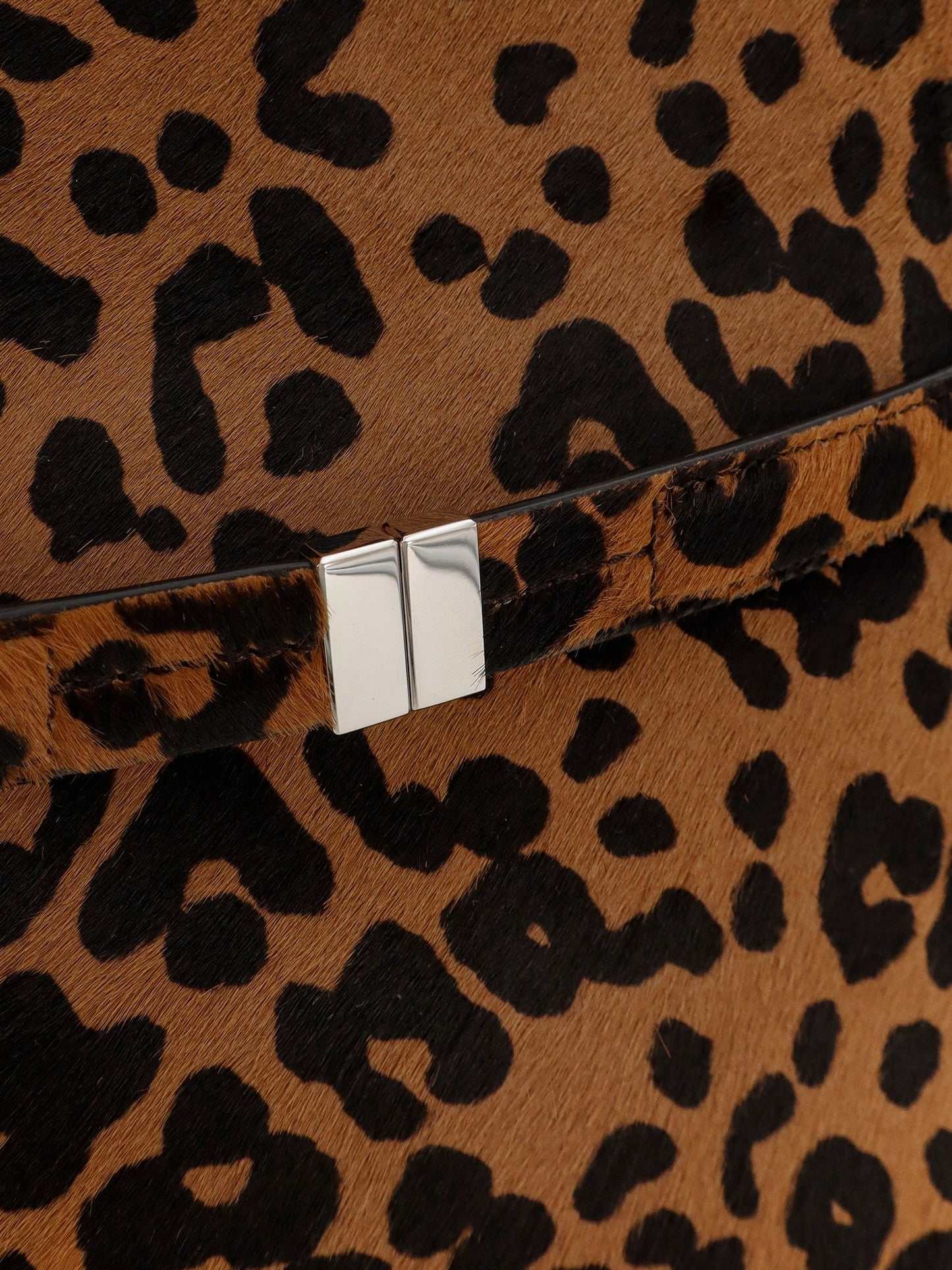 Toteme Belted Pony Hair Bucket Bag