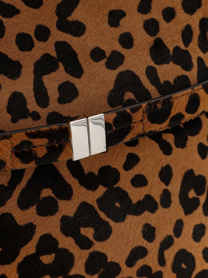 Toteme Belted Pony Hair Bucket Bag