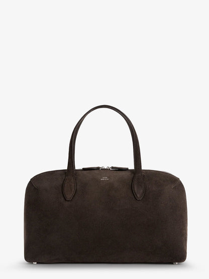 Toteme Leather Handbag With Engraved Logo On The Front