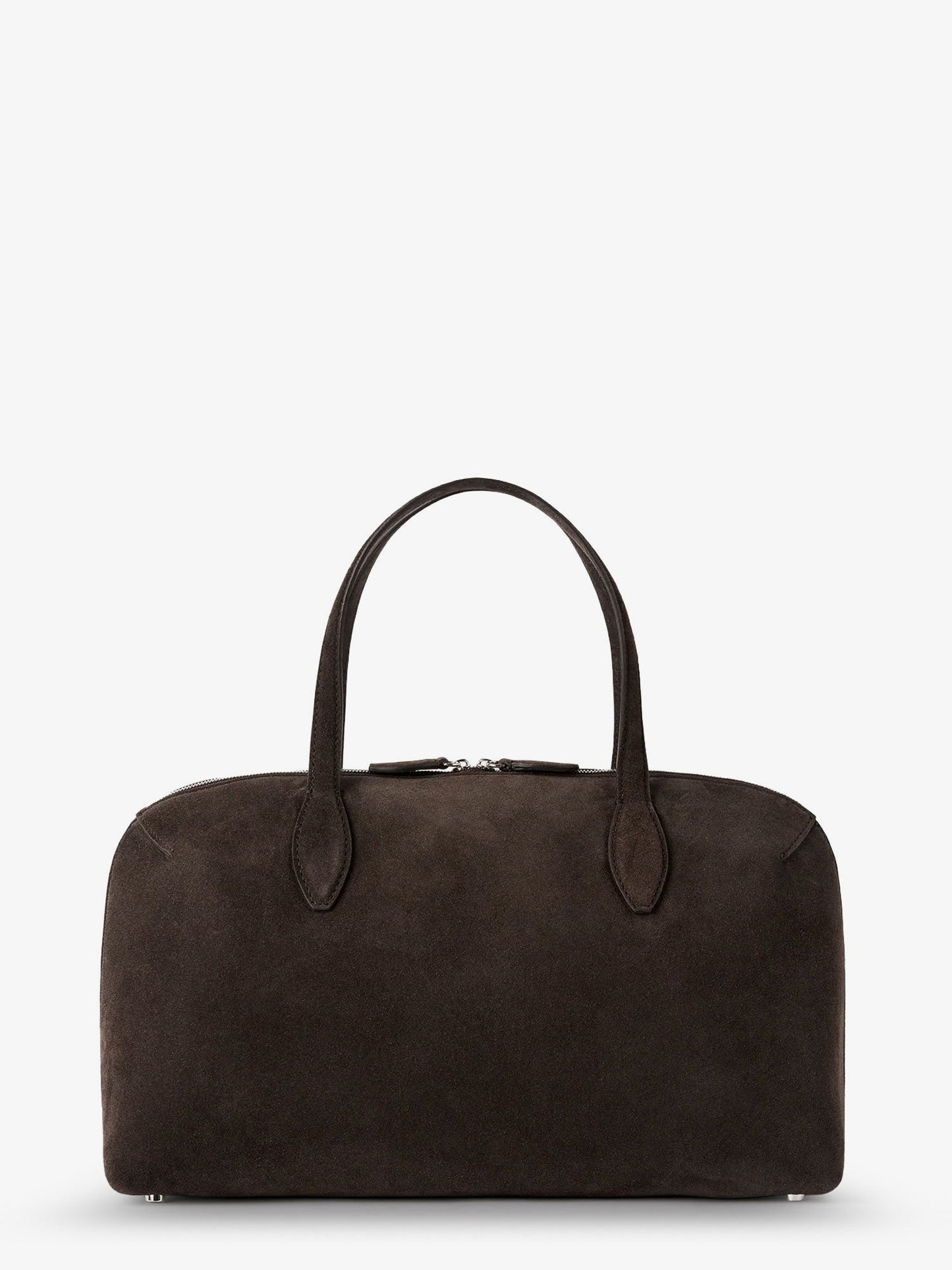 Toteme Leather Handbag With Engraved Logo On The Front
