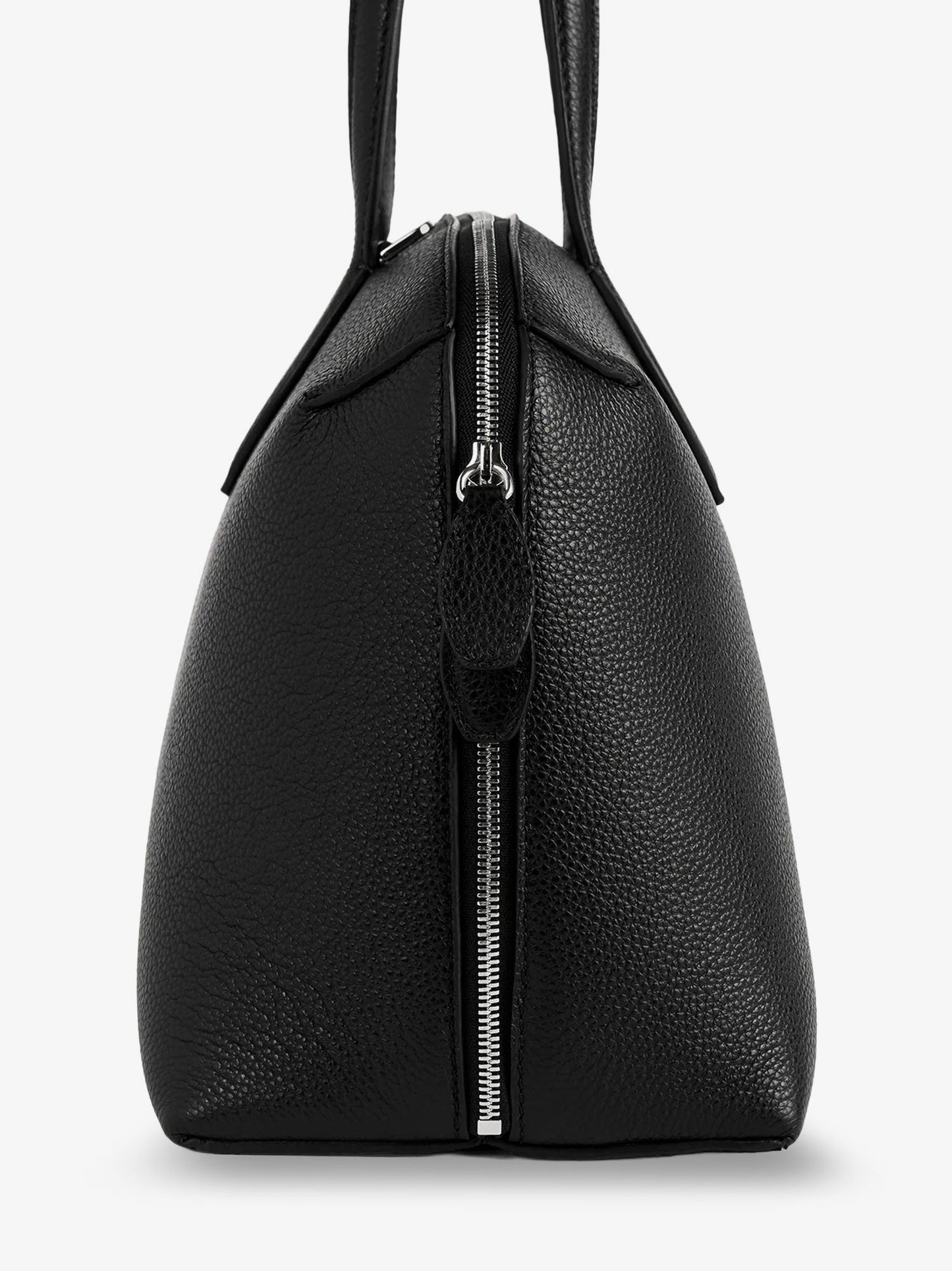 Toteme Leather Handbag With Engraved Logo On The Front
