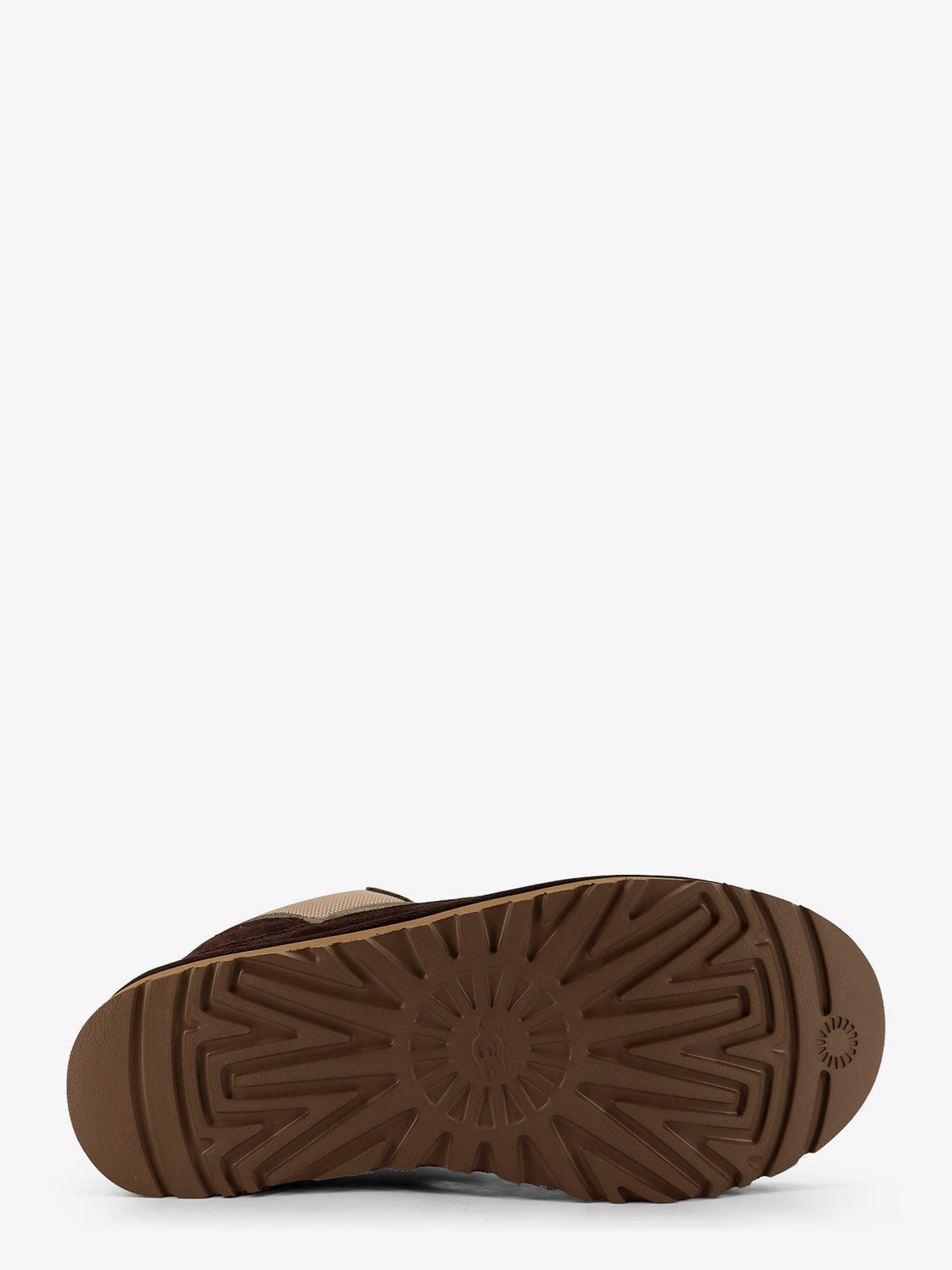 Ugg Lowmel suede and nylon sneakers - Burnt Olive / Mustard Seed