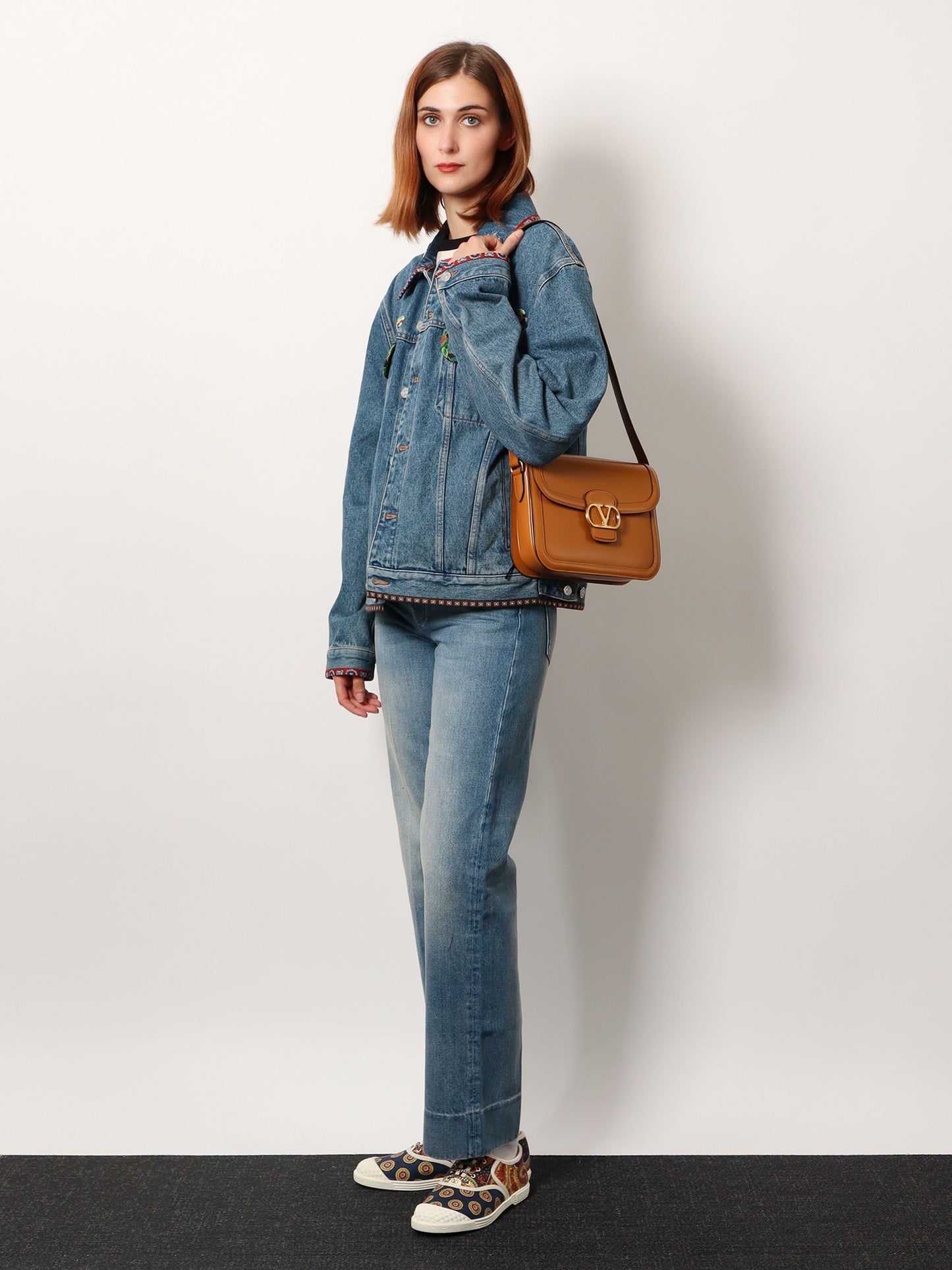 Valentino Garavani Valentino Garavani 9 To5 Leather Shoulder Bag