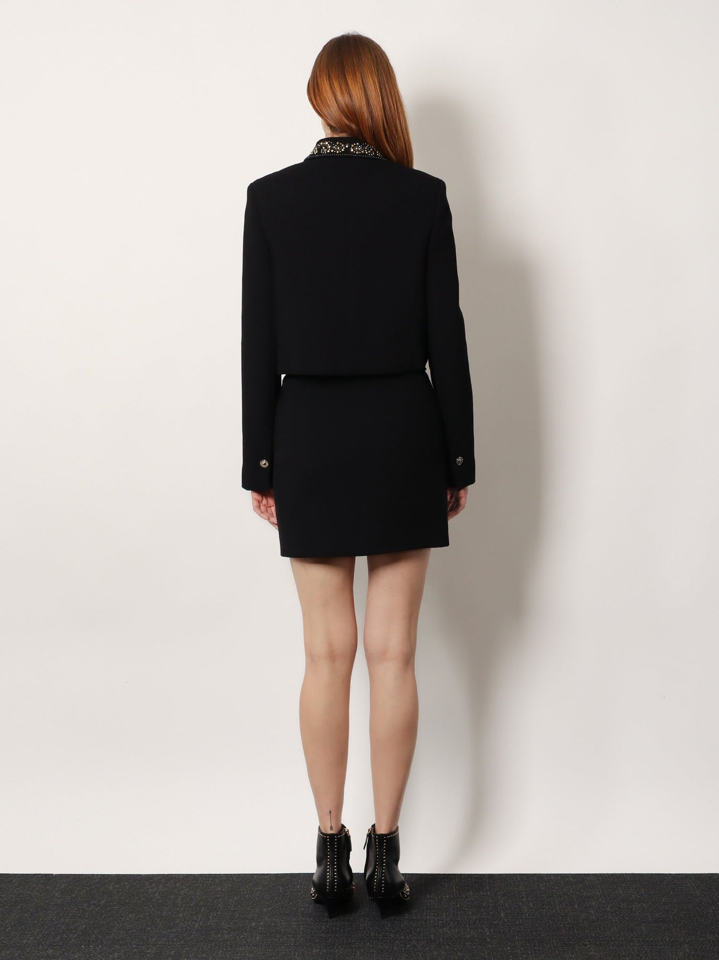 Versace Virgin Wool Mini Skirt