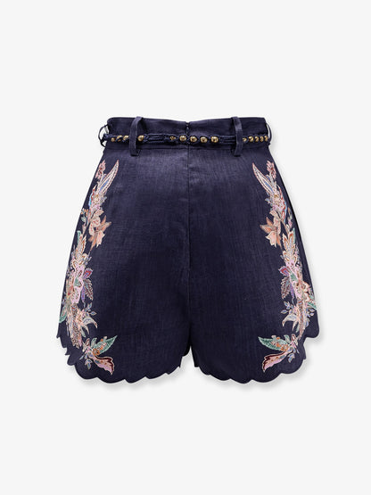 Zimmermann Rhiannon Tuck Linen Short