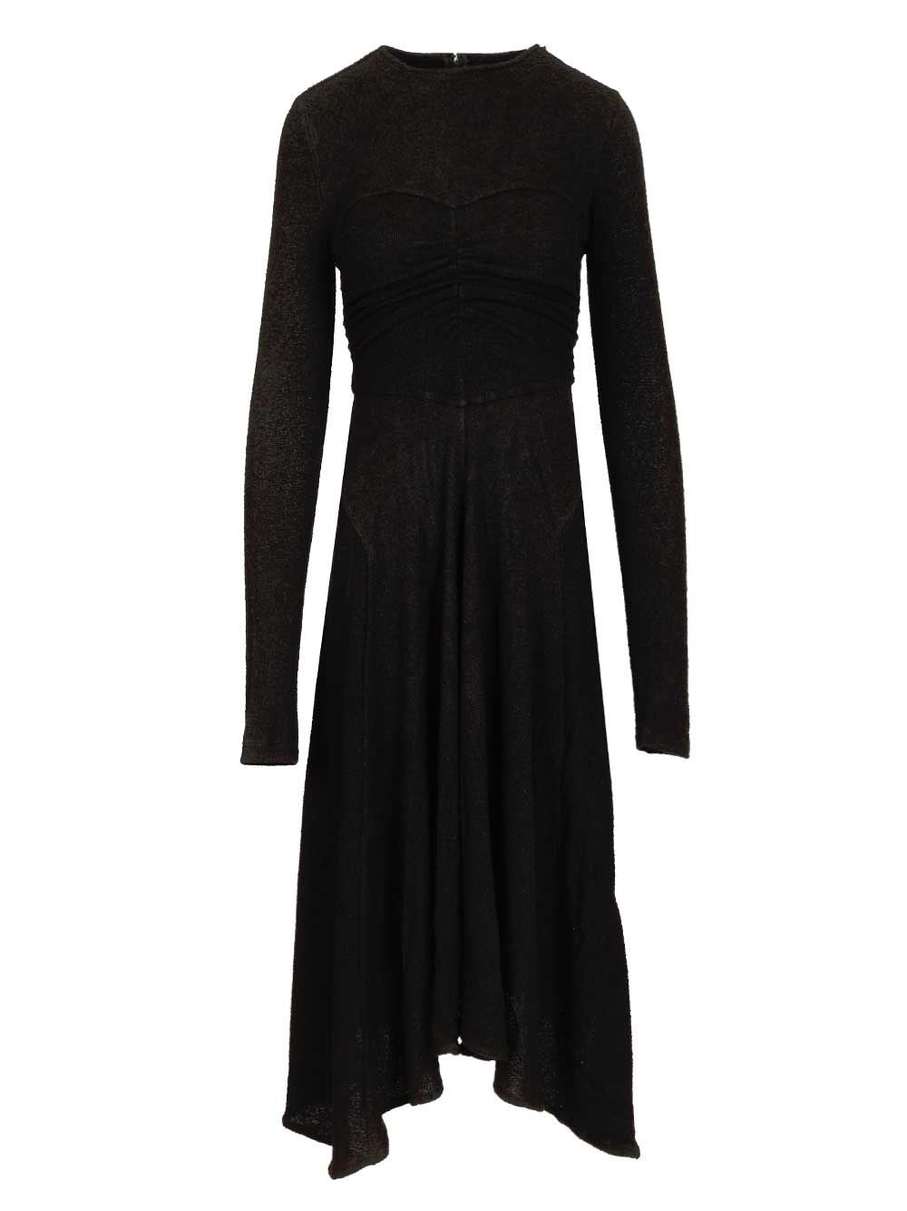 Isabel Marant Flora Cotton Dress - Black