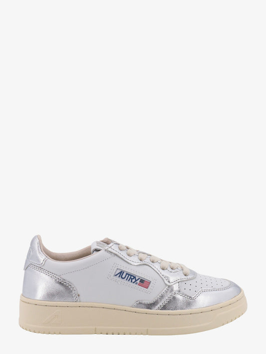 Autry Leather Sneakers With Laminated Profiles