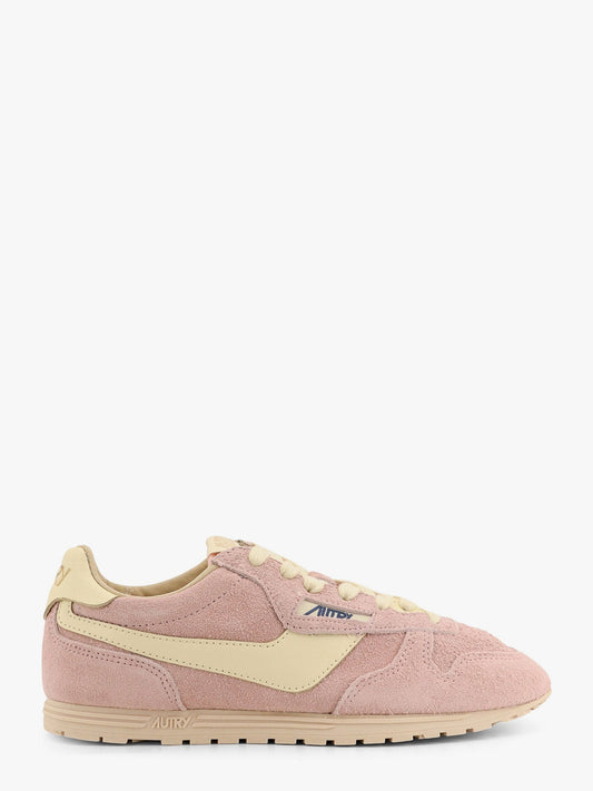 Autry Windspin Low Top Suede And Leather Sneakers
