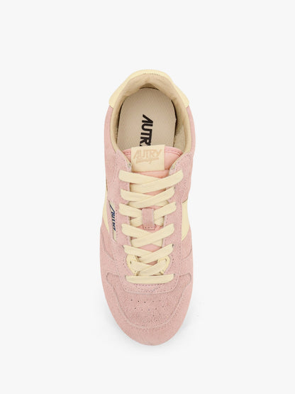 Autry Windspin Low Top Suede And Leather Sneakers