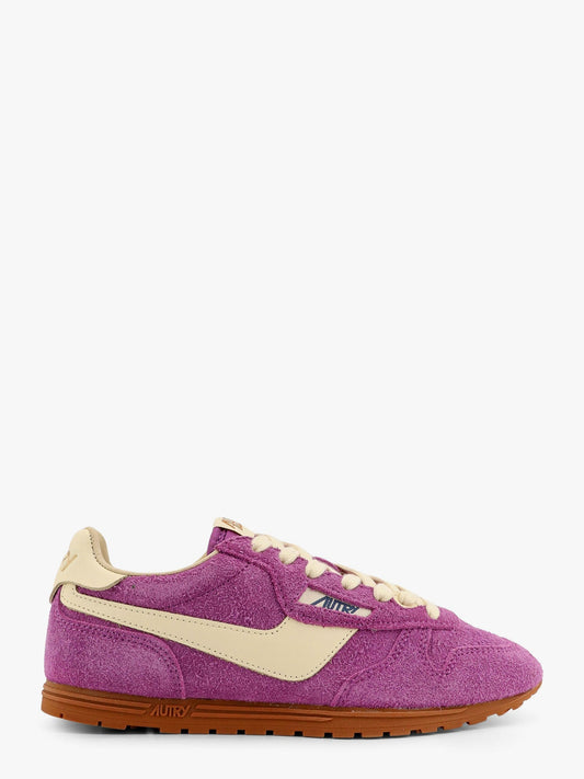Autry Windspin Low Top Suede And Leather Sneakers