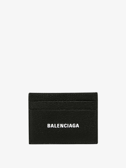 Balenciaga Leather Cardholder With Logo