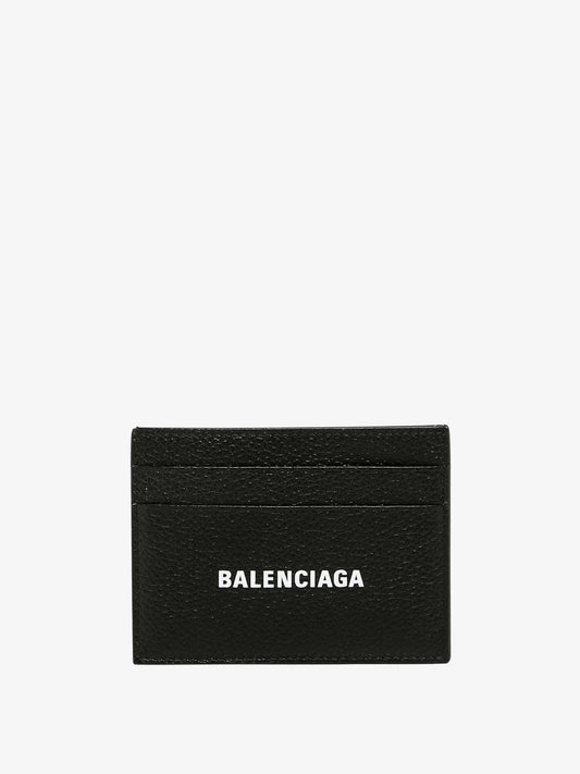 Balenciaga Leather Cardholder With Logo