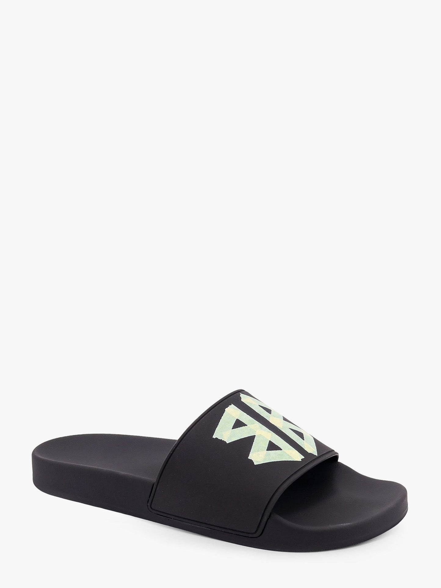 Balenciaga Rubber Slides With Logo