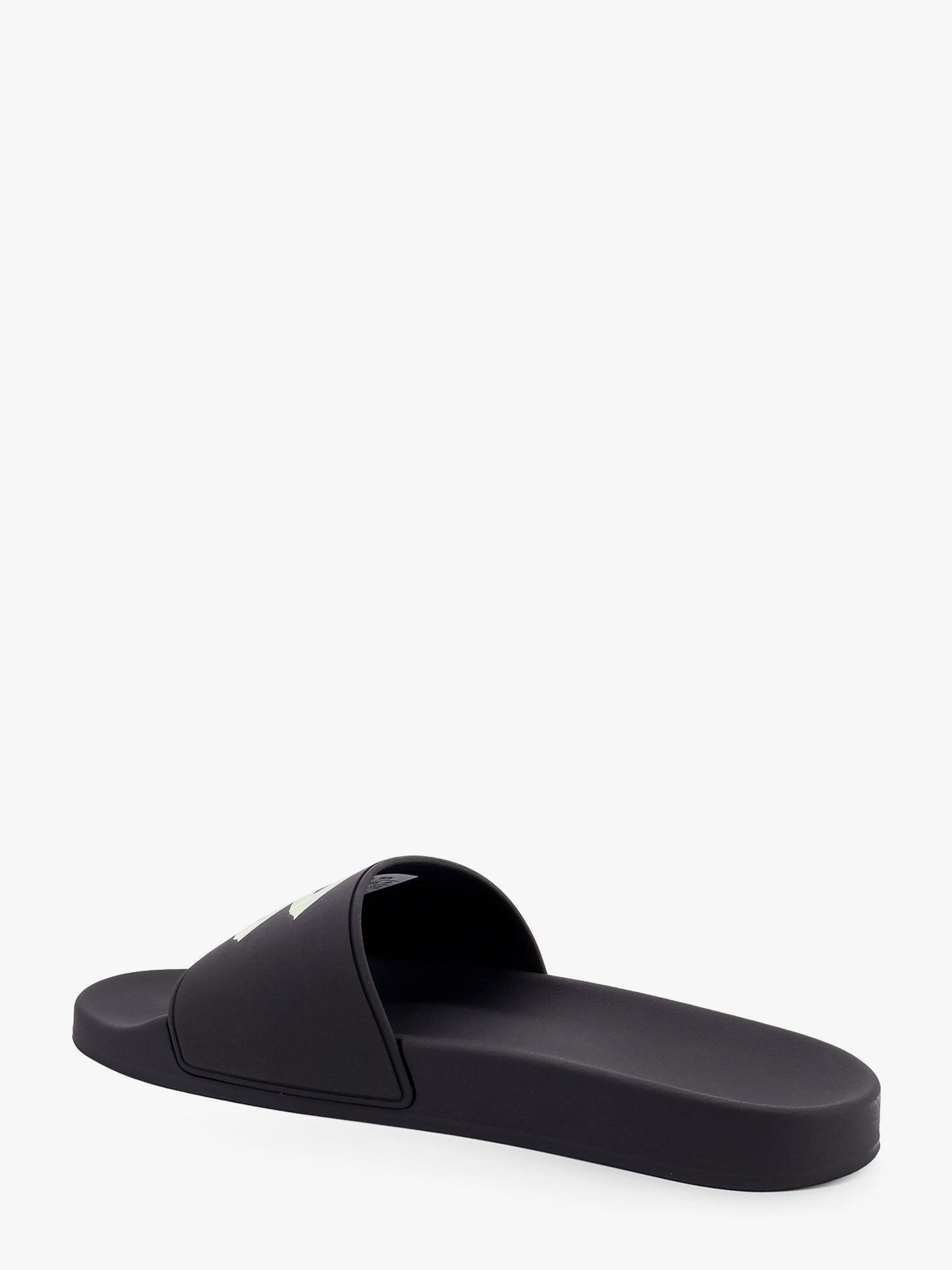 Balenciaga Rubber Slides With Logo