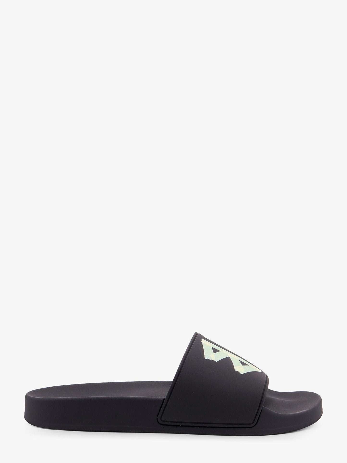 Balenciaga Rubber Slides With Logo
