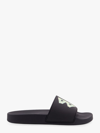 Balenciaga Rubber Slides With Logo