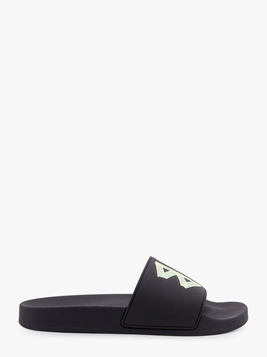 Balenciaga Rubber Slides With Logo