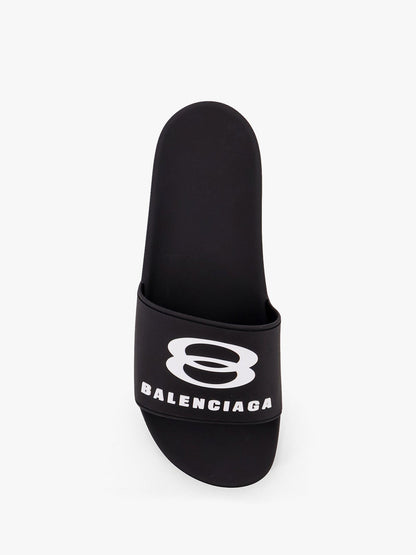 Balenciaga Rubber Pool Slide Sandals