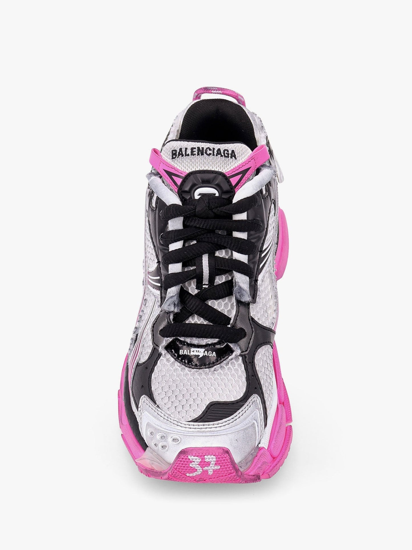 Balenciaga Mesh And Nylon Low Top Sneakers