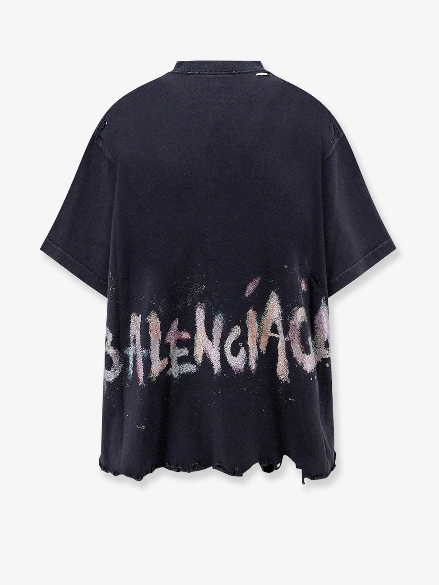 Balenciaga Cotton T Shirt With Balenciaga Bb Classic Logo