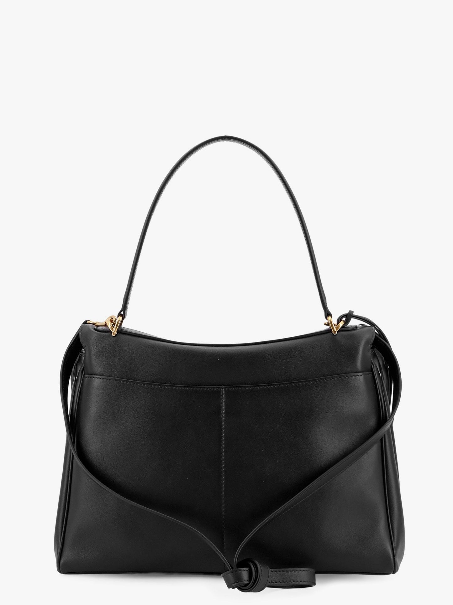 Balenciaga Leather Shoulder Bag With Keyring Detail