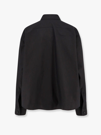 Balenciaga Swing Cotton Shirt With Balennciaga Embroidery
