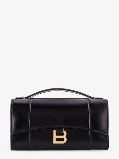 Balenciaga Horglss Poch Leather Handbag