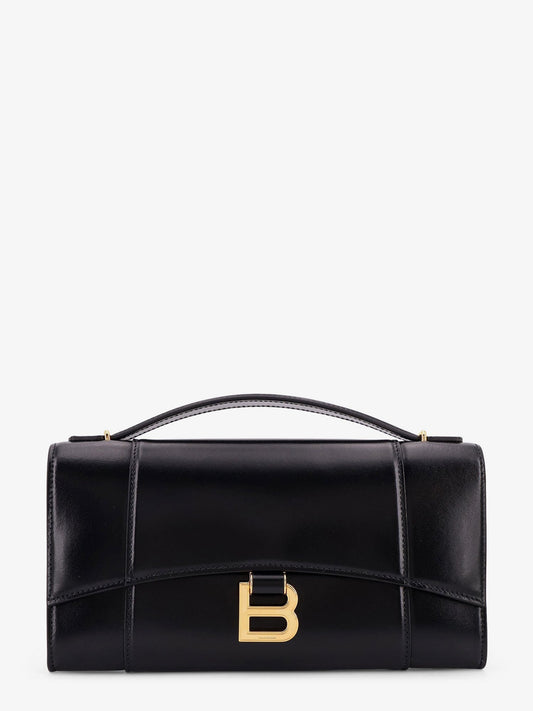 Balenciaga Horglss Poch Leather Handbag