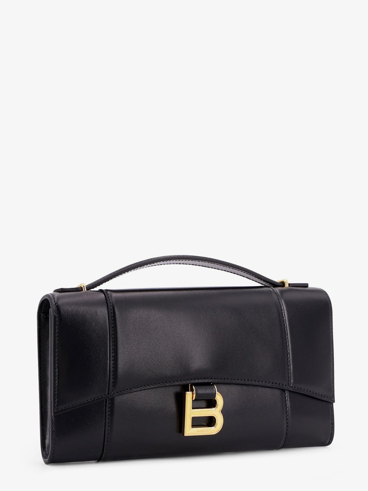Balenciaga Horglss Poch Leather Handbag