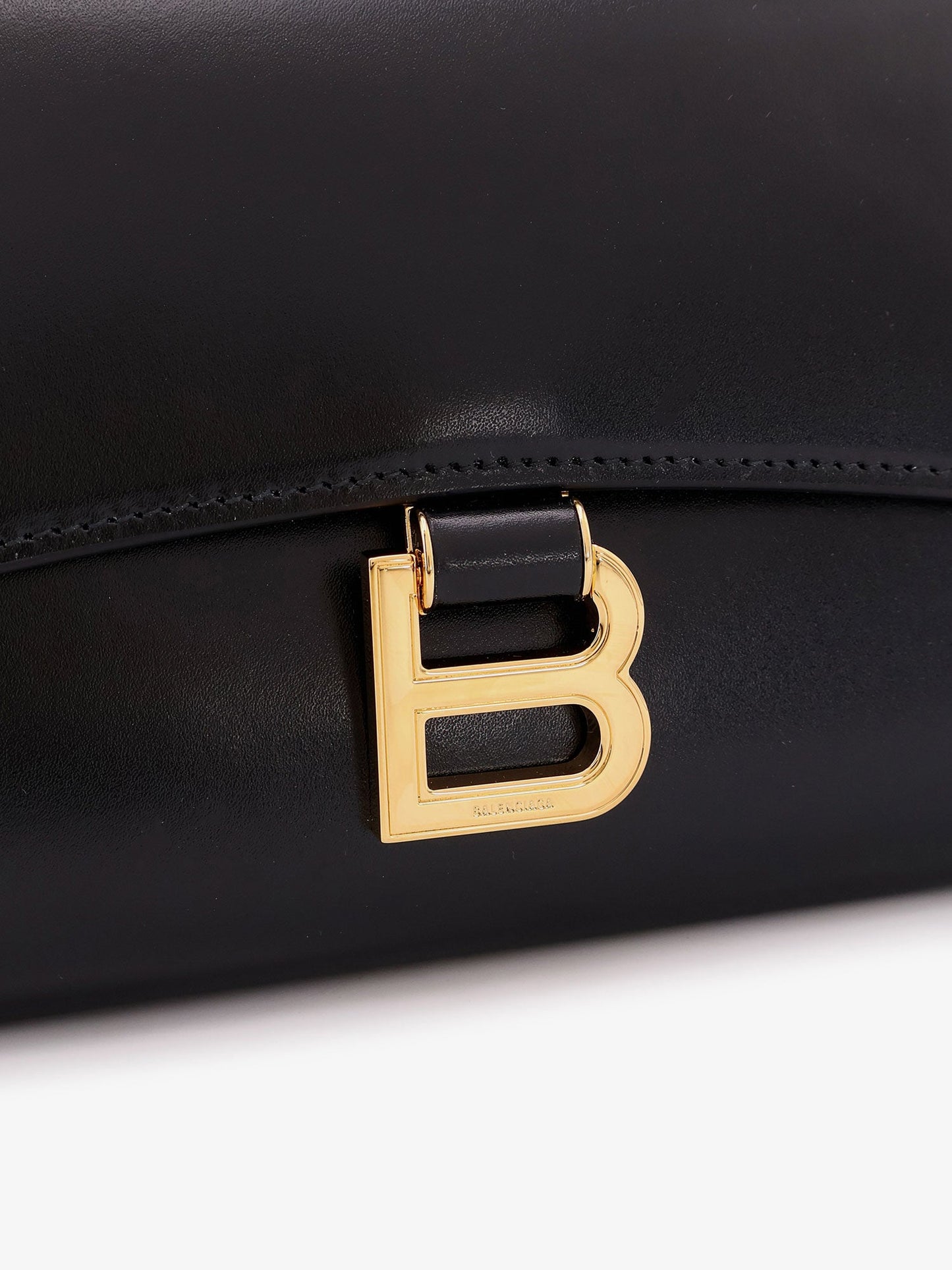 Balenciaga Horglss Poch Leather Handbag