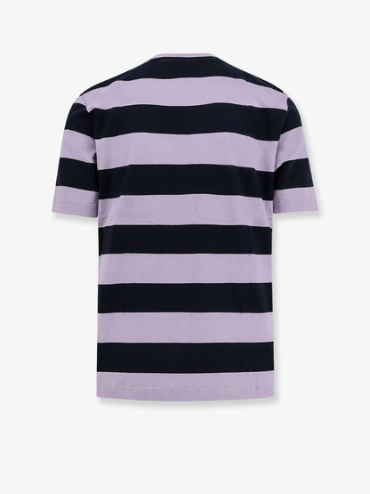 Boss Striped Cotton T Shirt
