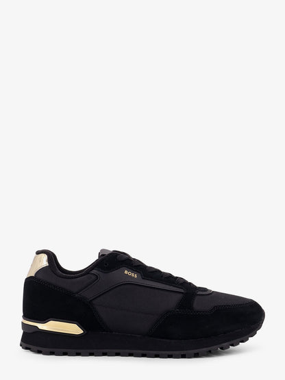 Boss Nylon Sneakers With Suede Inserts