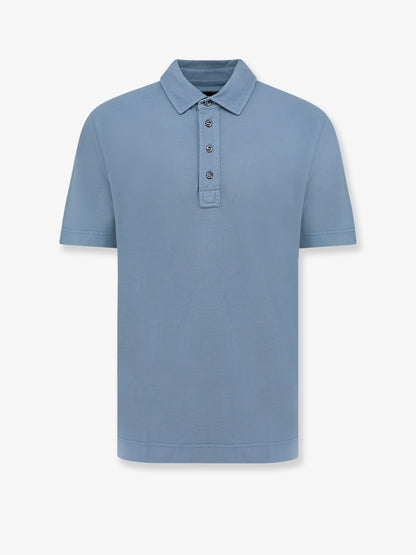 Boss L Perry Cotton And Silk Polo Shirt