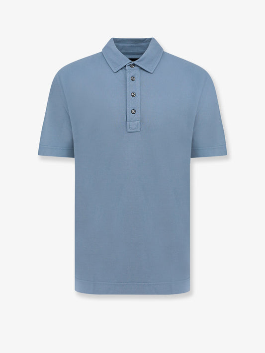 Boss L Perry Cotton And Silk Polo Shirt