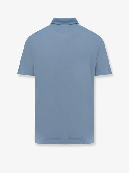 Boss L Perry Cotton And Silk Polo Shirt