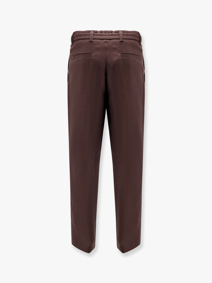 Boss Relaxed Fit Linen Trouser