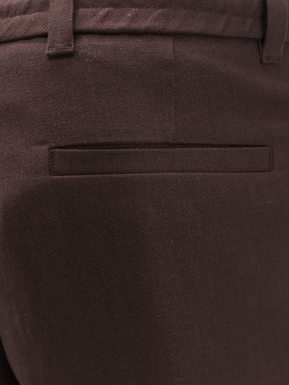 Boss Relaxed Fit Linen Trouser