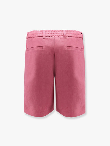 Boss Linen Bermuda Shorts