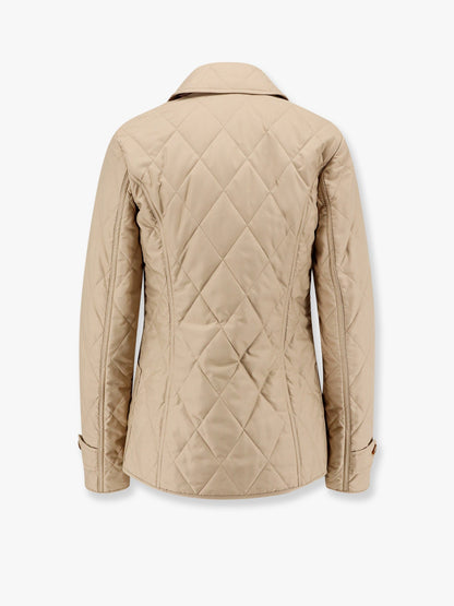 Burberry Fernleigh Quilted Jacket With Check Lining