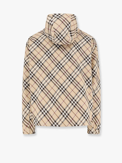 Burberry Traditional Check Jacket With Ekd Embroidery