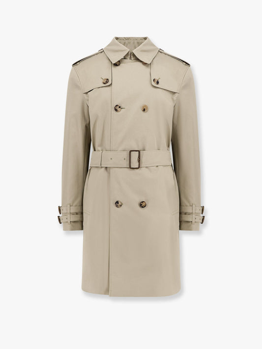 Burberry Organic Cotton Trench With Madras Lining