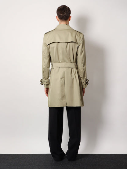 Burberry Organic Cotton Trench With Madras Lining