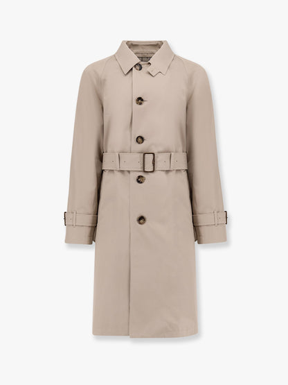 Burberry Organic Cotton Trench With Check Lining