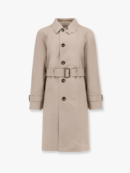 Burberry Organic Cotton Trench With Check Lining