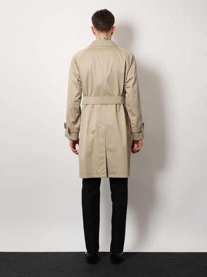 Burberry Organic Cotton Trench With Check Lining