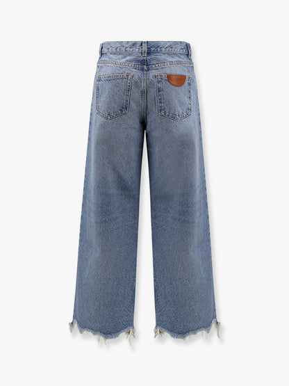 Chloe' Frayed Bottom Jeans