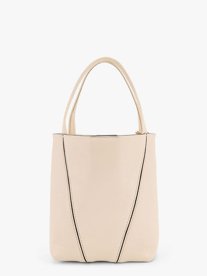 Chloe' Spin Leather Shoulder Bag With Chloé Logo Detail