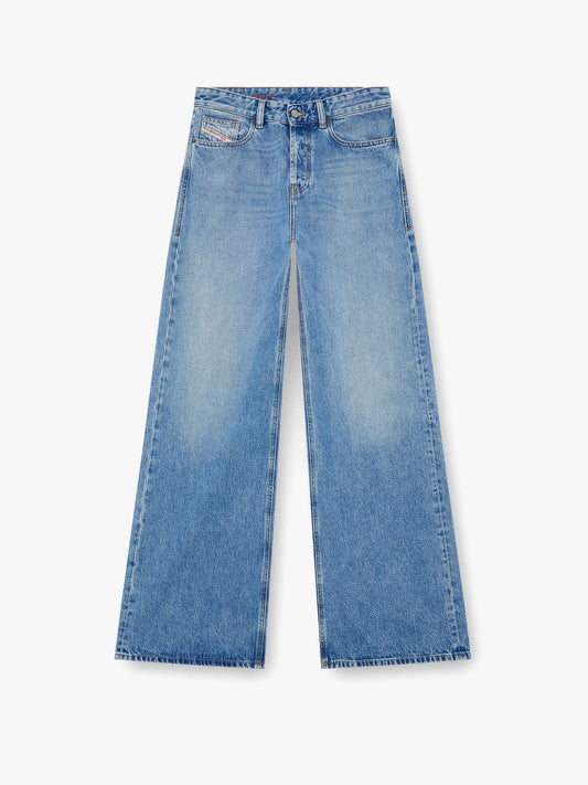 Diesel 1996 D Sire Cotton Jeans With Back Logo Patch