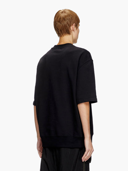 Diesel S Cooling Biologic Cotton Sweatshirt With Metal Oval D Logo