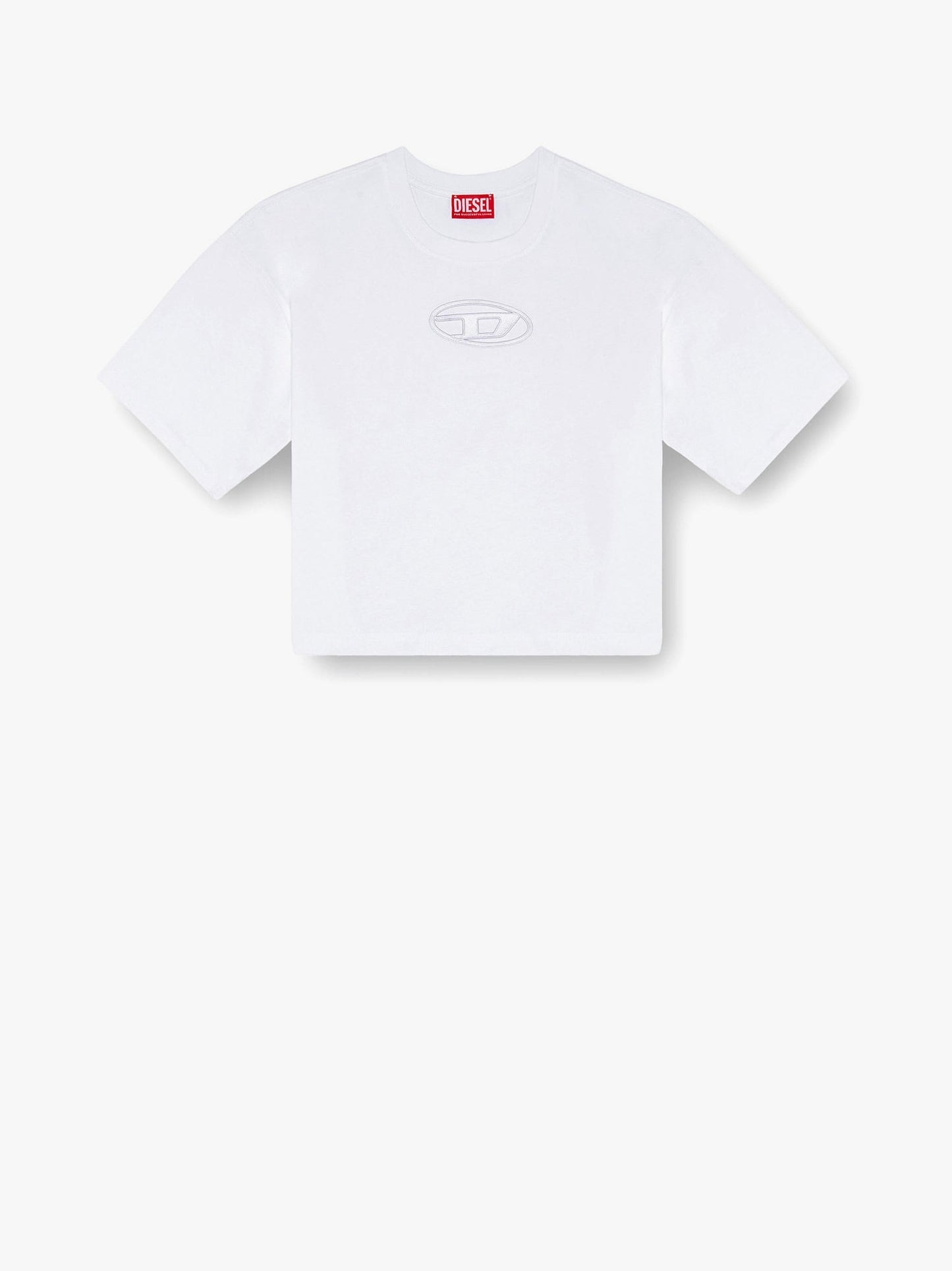 Diesel Cotton T Shirt With Frontal Oval D Logo